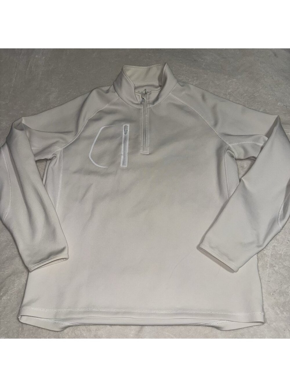 Bobby Jones Performance 1/4 Zip Pullover Men’s XL White Golf Stretch Jacket